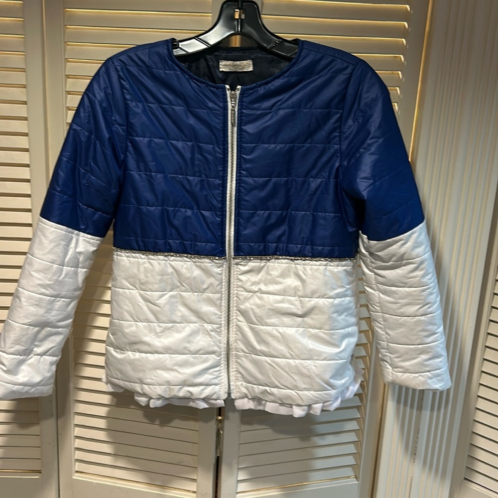 Sara Chloe light puffer jacket with embellishments
